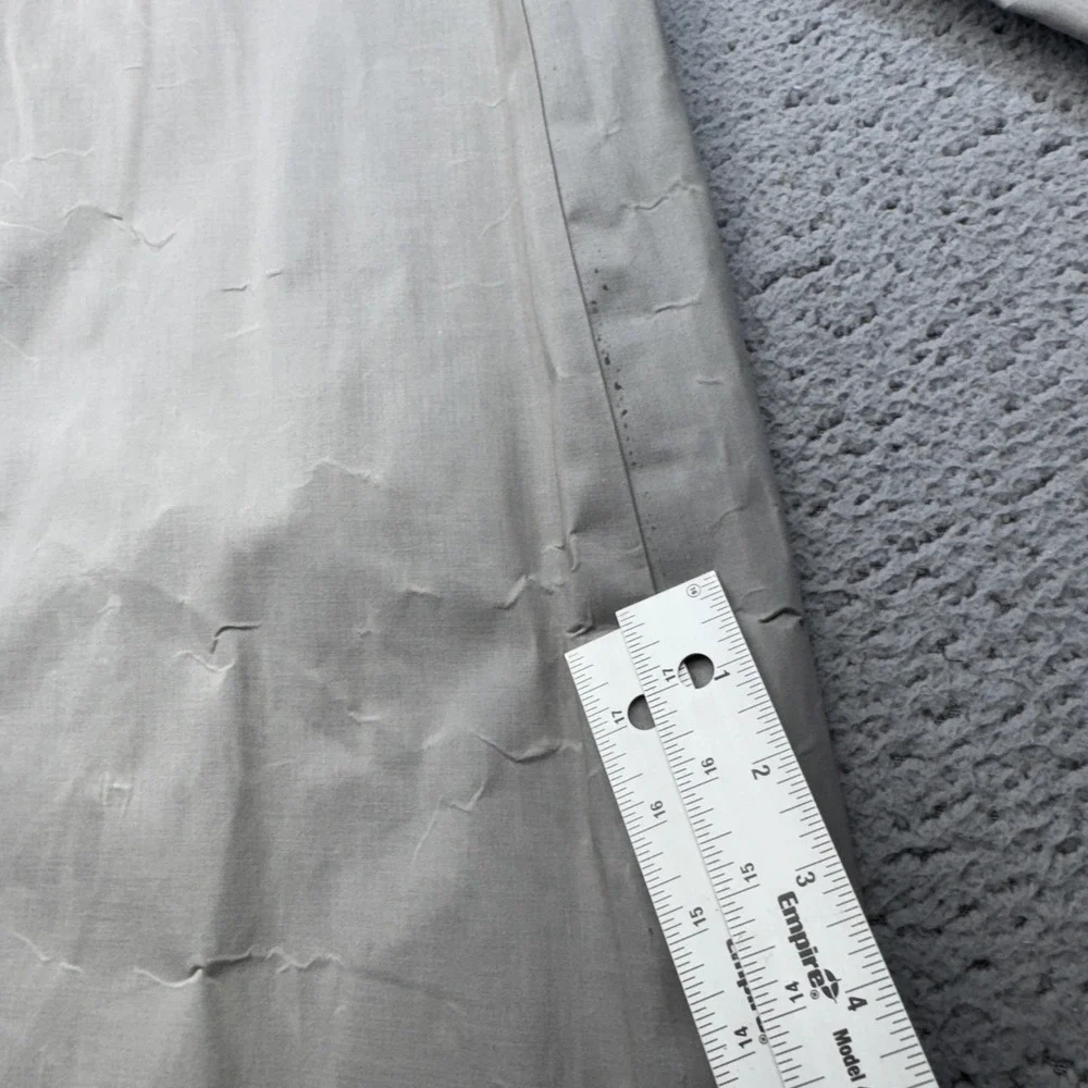 Mackintosh J Crew Coat Mens XS Gray Bonded Handmade Rain Jacket Scotland Cotton